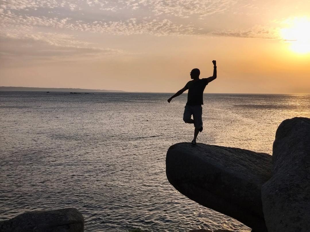 Cyril en démonstration de kata